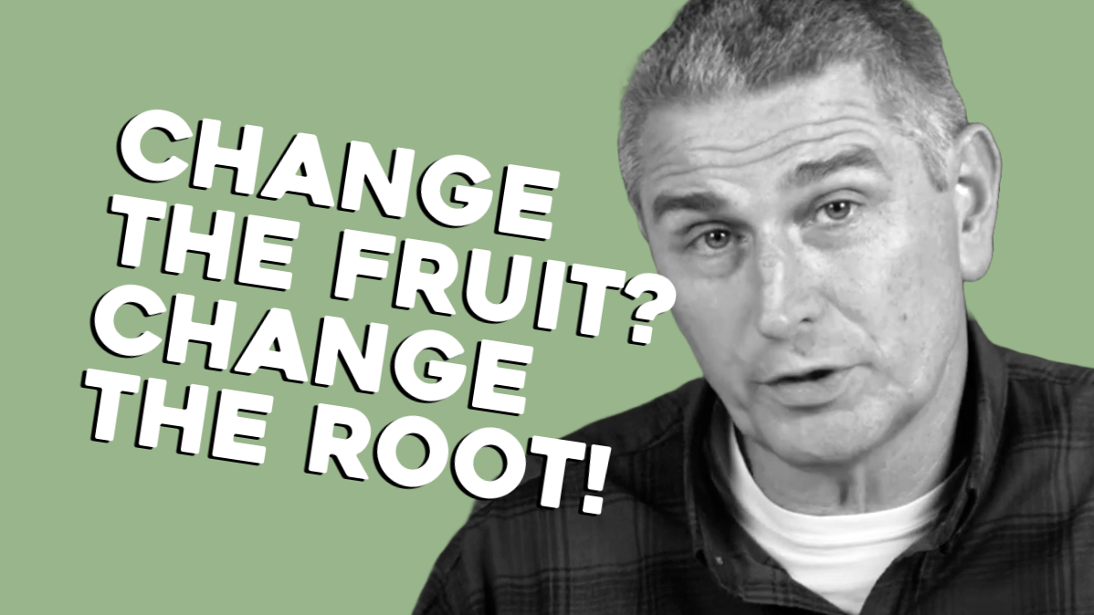 To Change the Fruit, Change the Root